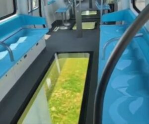 China Unveils First Automated Monorail With Transparent Floor