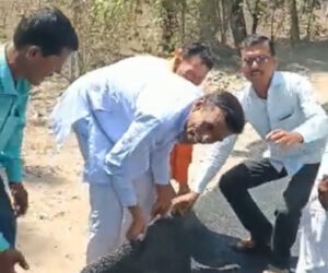 Dumbstruck Villagers Pick Up Shoddy New Road With Bare Hands