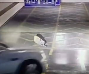 Bentley Driver Runs Over Man Who Was Sleeping On The Ground At A Parking Lot