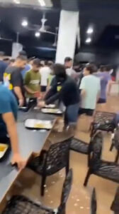 Read more about the article Startling Video Shows University Students Having Lunch In Canteen Flooded With Rainwater
