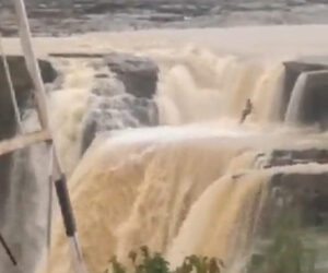 Girl Jumps Into 100ft Waterfall After Parents Took Her Phone Away