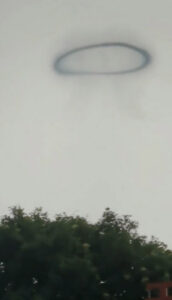 Read more about the article Mysterious Black Circle Hovering In The Sky Sparks UFO Debates