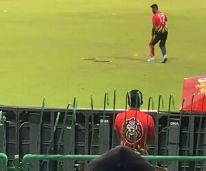  Player Jumps After Nearly Treading On Massive Snake That Invaded Cricket Pitch