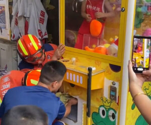 Five-Year-Old Boy Trapped Inside Claw Machine After Crawling In To Grab Prize