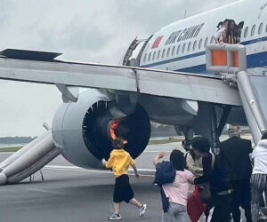 Passengers Injured Trying To Save Luggage From Blaze As Plane Makes Emergency Landing During Engine Fire