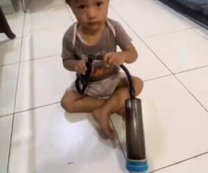 Dad Slammed For Filming Toddler Son Playing With Adult Toy