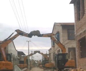 Groom Surprises Bride With Wedding Arch Made Of 18 Excavators