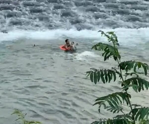 Man Saves Young Schoolgirl From Drowning In Speedy River