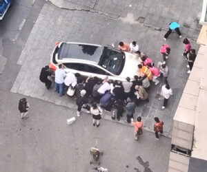 Strangers Unite To Rescue Trapped Girl Under Heavy SUV