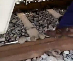 Bizarre Sabotage Attempt With Rocks And Iron Bars Foiled By Quick-Thinking Train Driver