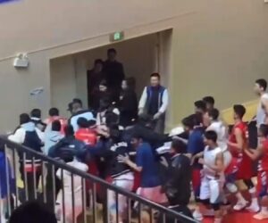 Basketball Game Suspended As Players Enter Violent Brawl