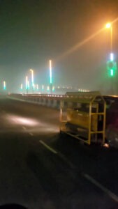 Read more about the article Moment Motorist Brazenly Drags Delhi Police Barricade Down Motorway