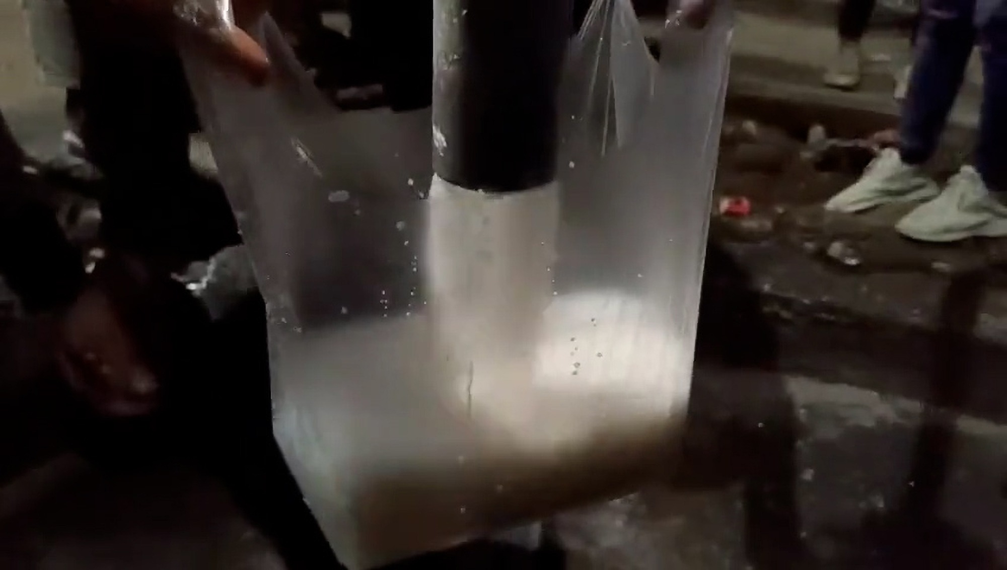White Liquid Gushing From Street Pump Was Contaminated Water