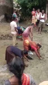 Read more about the article Villagers Steal Concrete After Street Workers Lay New Road