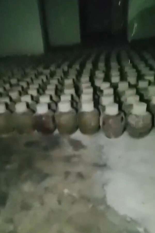 Homeowners Fear Explosion After Finding Hundreds Of Liquor Jars In Electrical Room