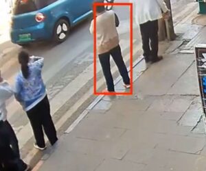 Group Of People Lift Car To Rescue Child Who Got Struck While Crossing The Road
